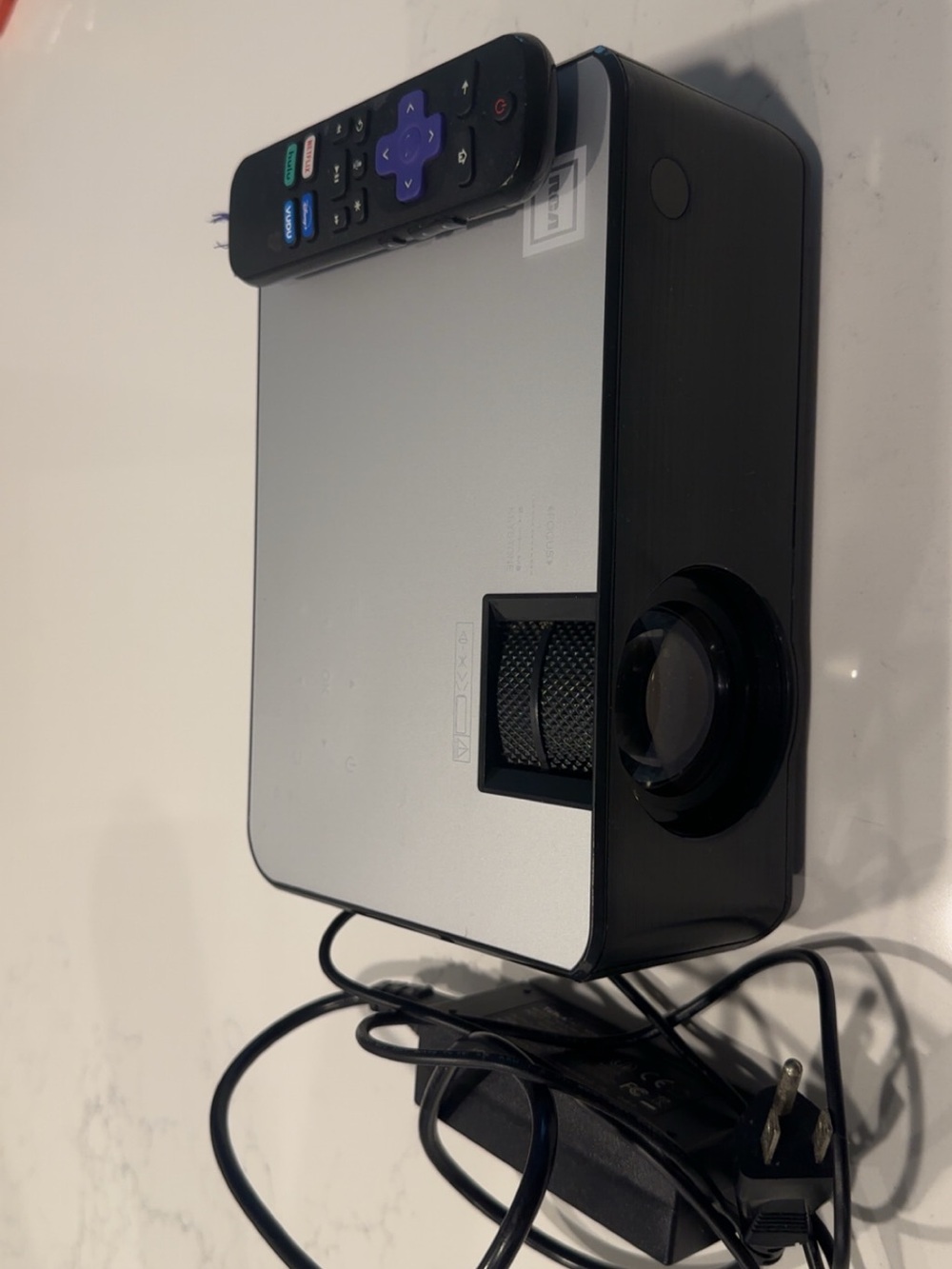 Roku Media Streamer in Black and Silver with Remote